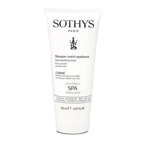 Успокаивающая питательная SOS маска Sothys Regular Care Sensitive Skin Nutri Soothing Mask для чувствительной и нормальной кожи лица и шеи 150 мл.