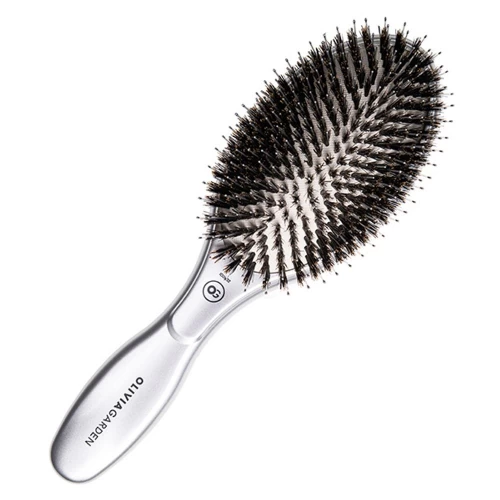 Щетка EXPERT CARE OVAL Boar&Nylon Bristles Серый