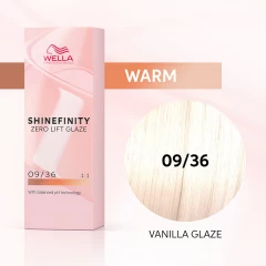 Wella Professionals Гель-крем краска Shinefinity 09/36 – стойкое цветное глазирование.