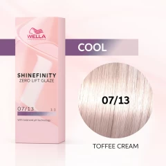 Краска гель-крем Wella Professionals Shinefinity 07/13 Велла Шайнфинити тонирование и блеск для волос 60 мл